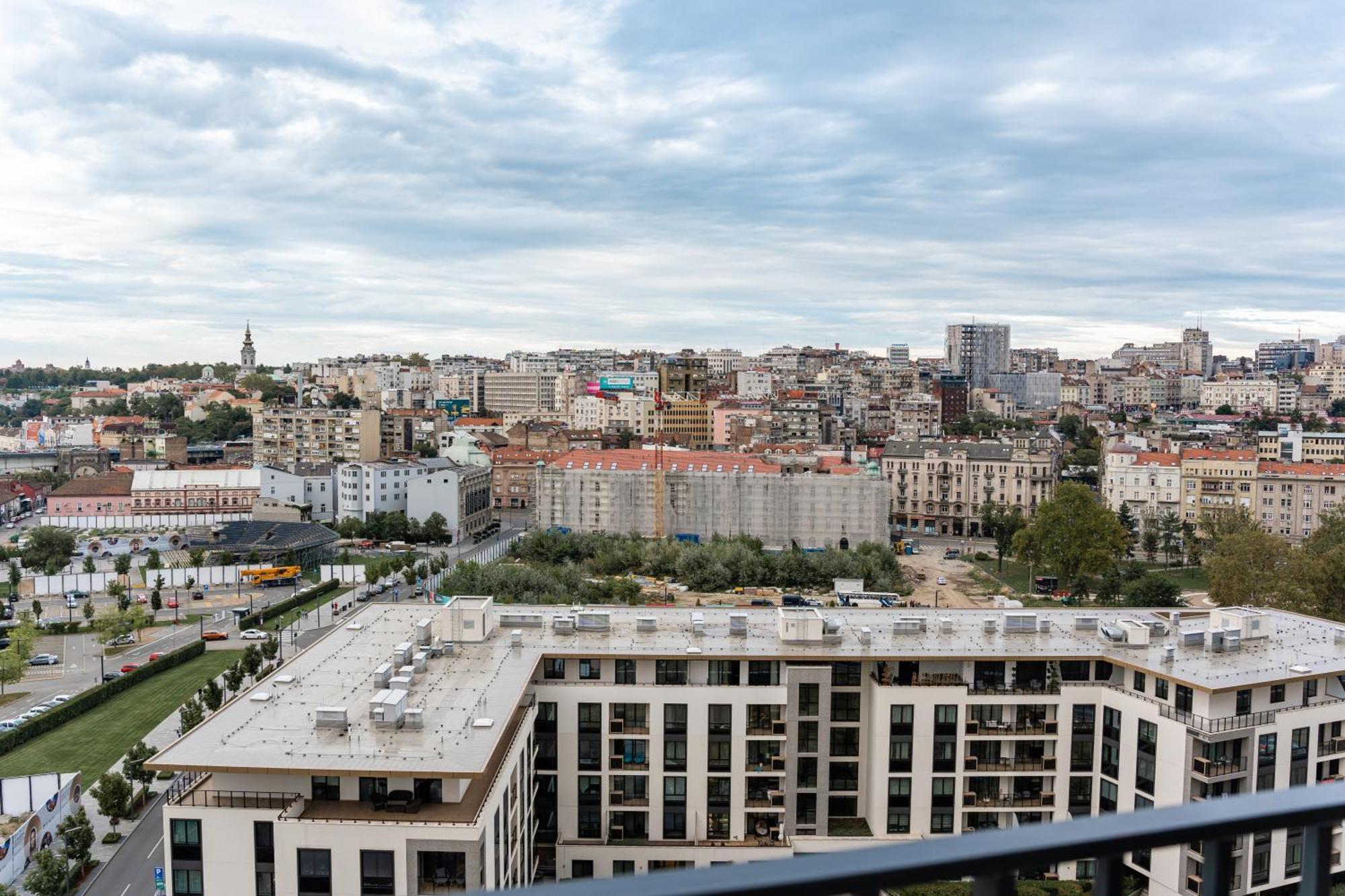 Apartamento Sinfonia Lux Belgrado Exterior foto